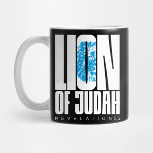 Lion Of Judah Revelation 5:5 Lion Cross Christian Faith Jesus Hebrew Israelite Mug
